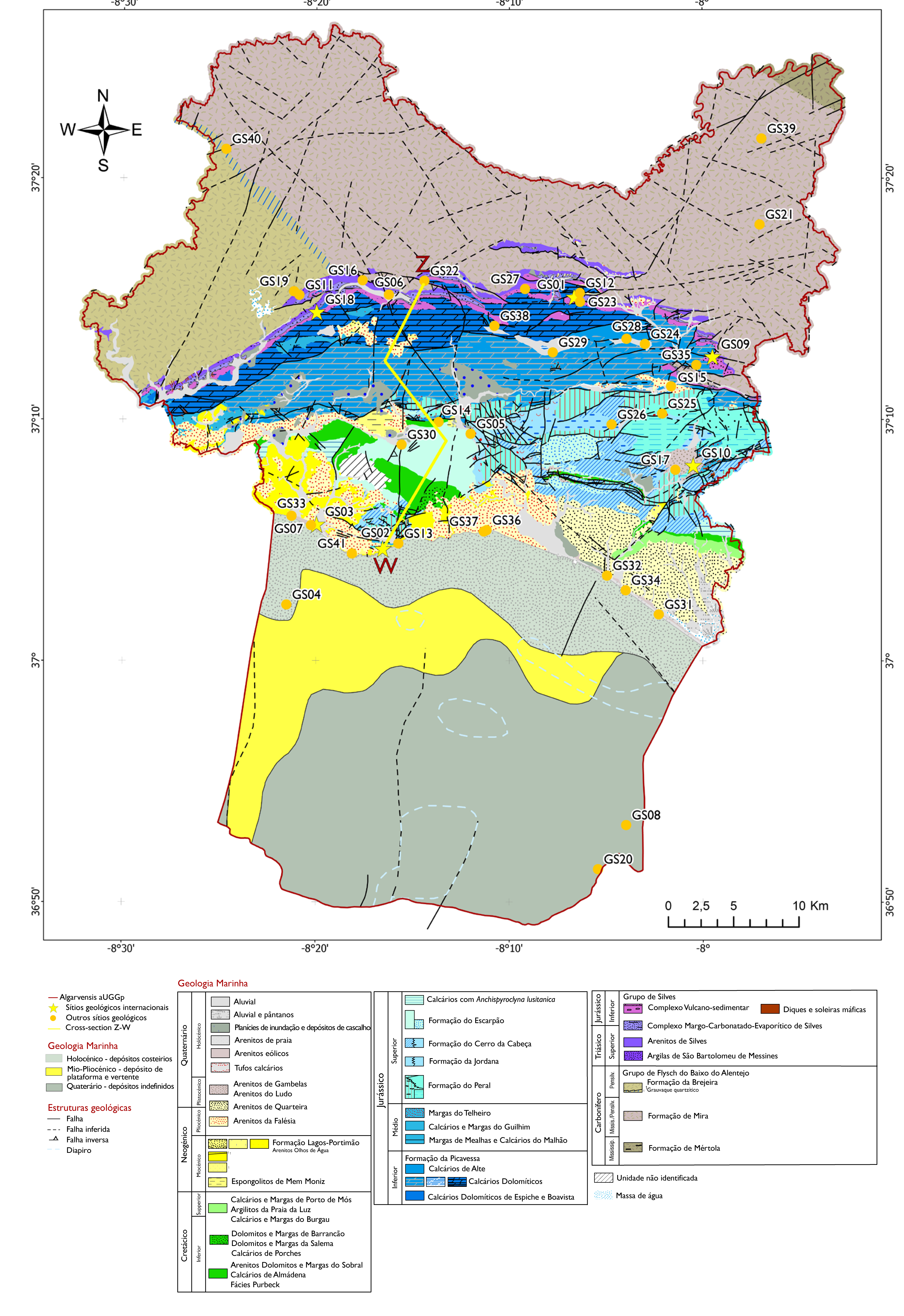 Mapa História Geológica