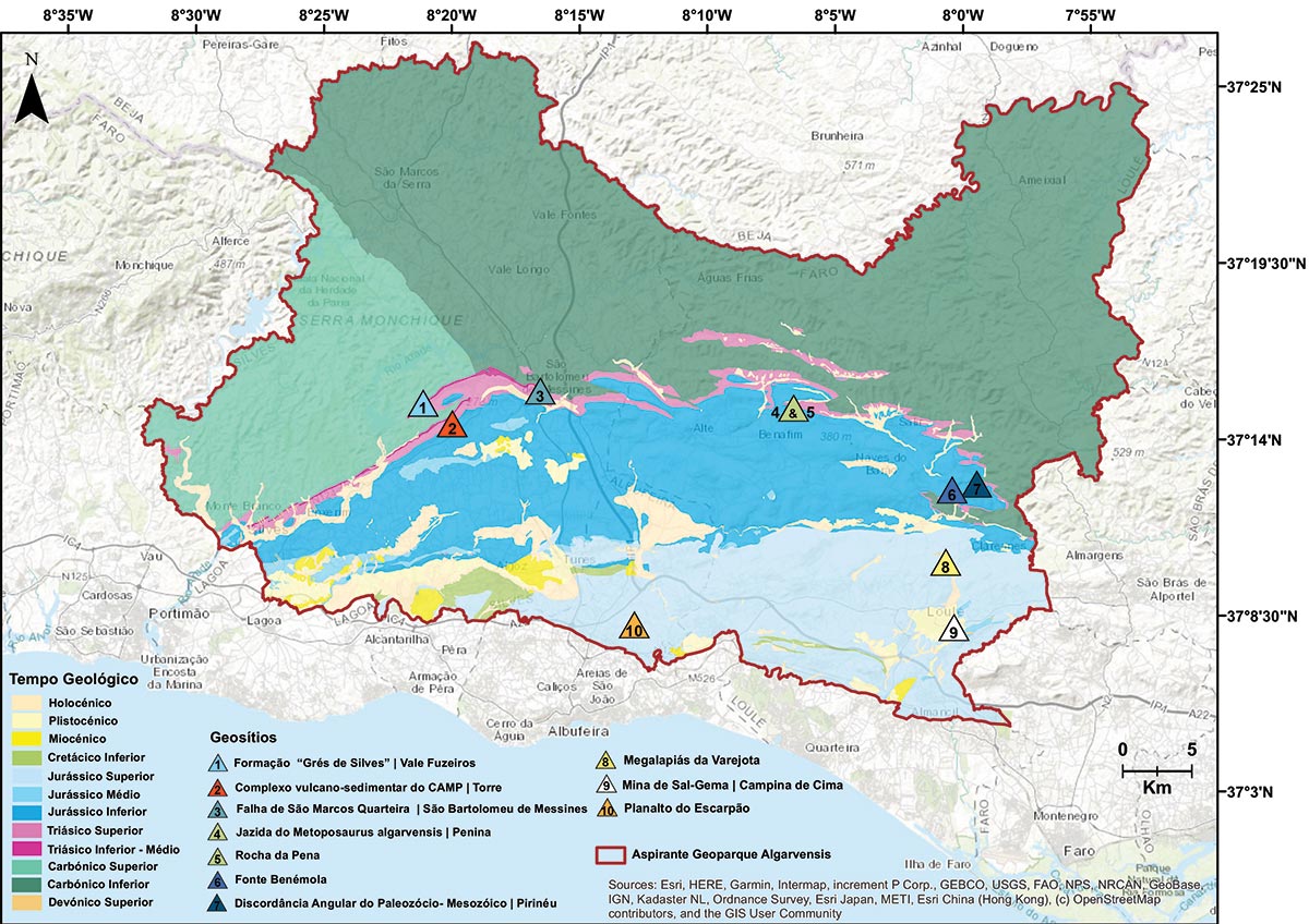 Mapa História Geológica